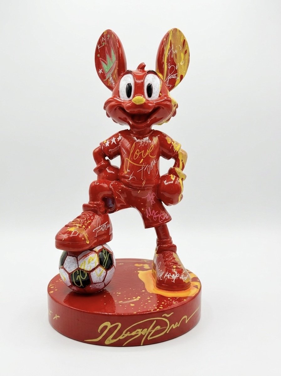 Mr Roo NÖ-MR-01, Pop-Art-Skulptur von Nursel Önen