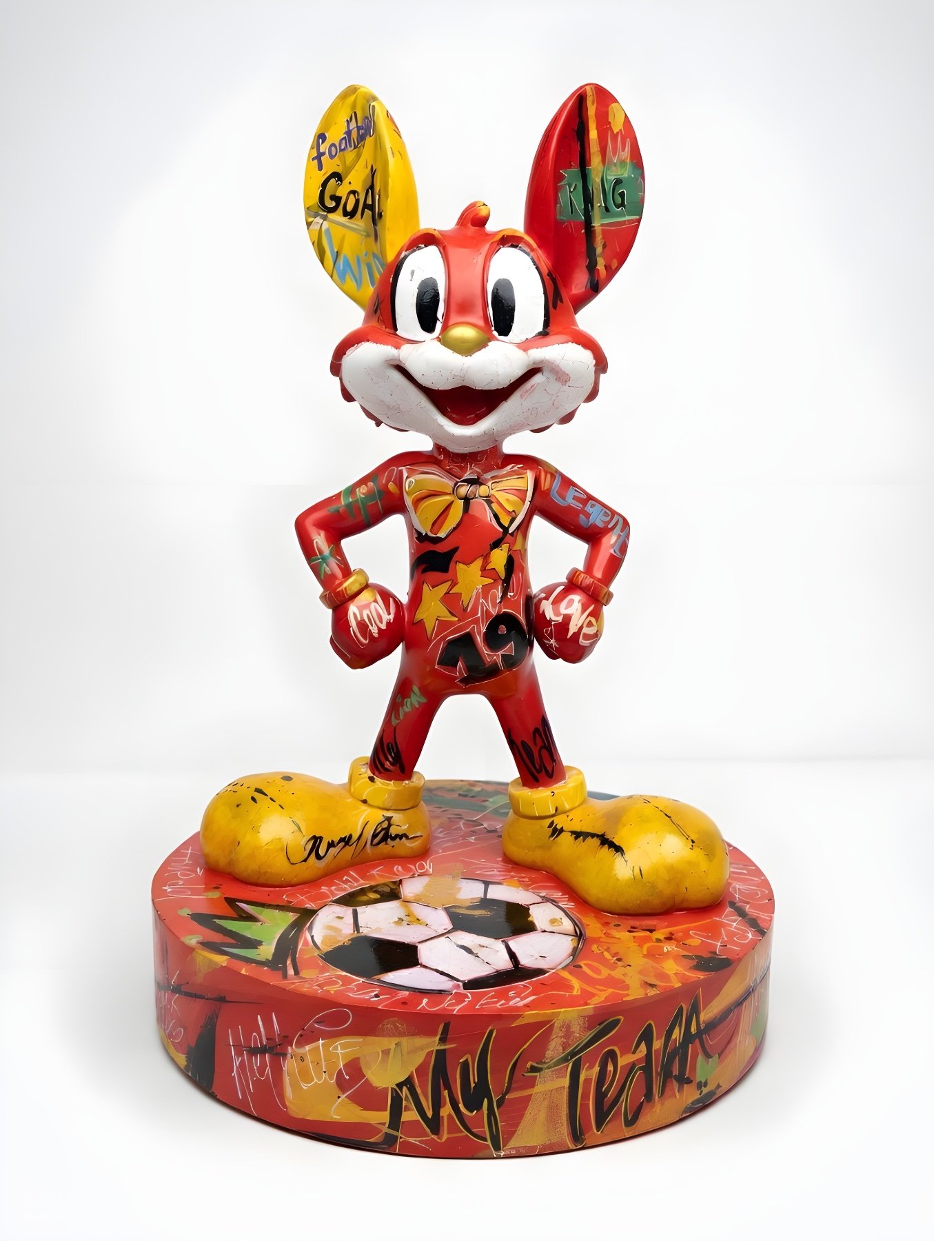 Mr Roo NÖ-MR-06, Pop-Art-Skulptur von Nursel Önen