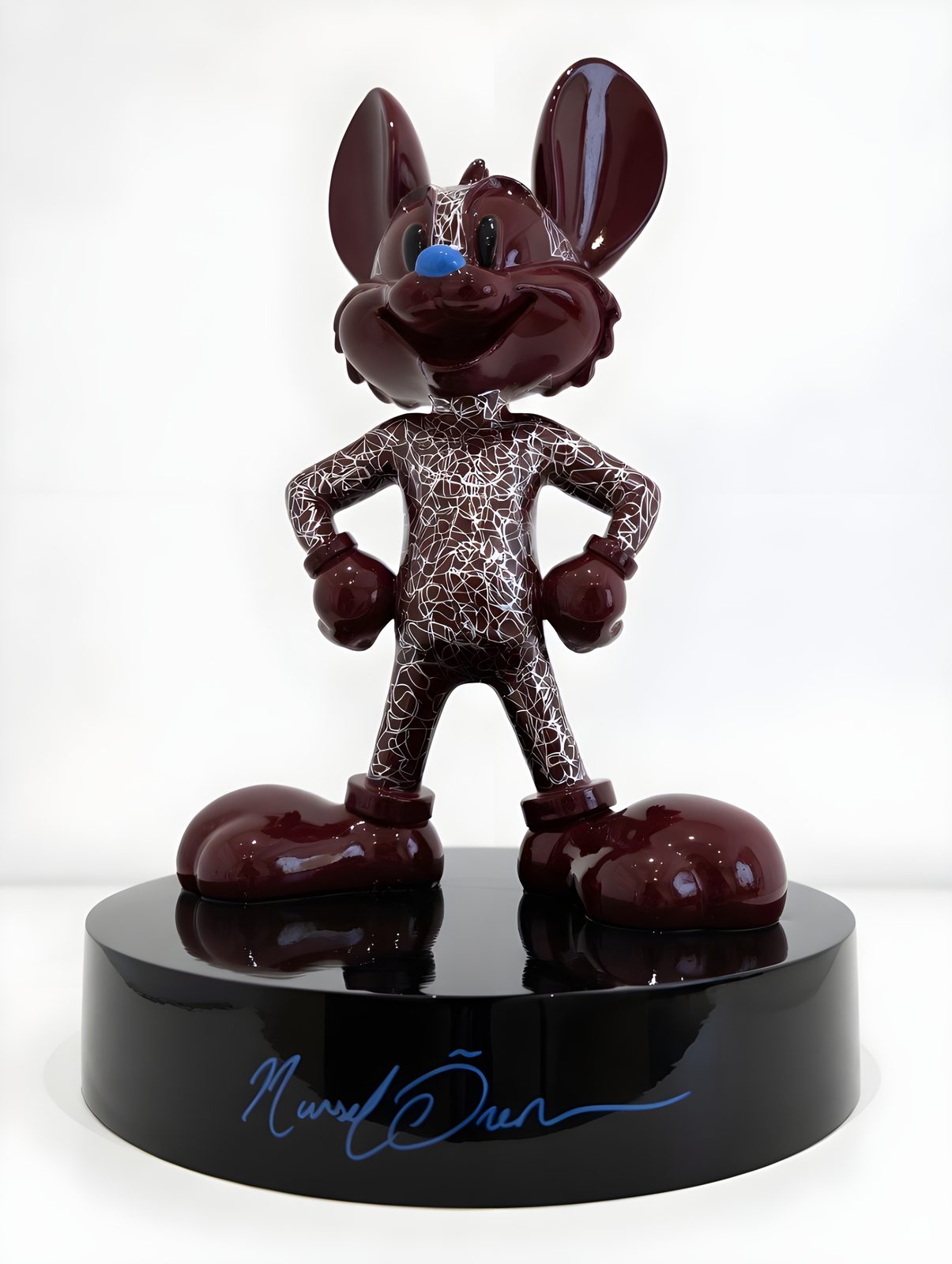 Mr Roo NÖ-MR-19, Pop-Art-Skulptur von Nursel Önen