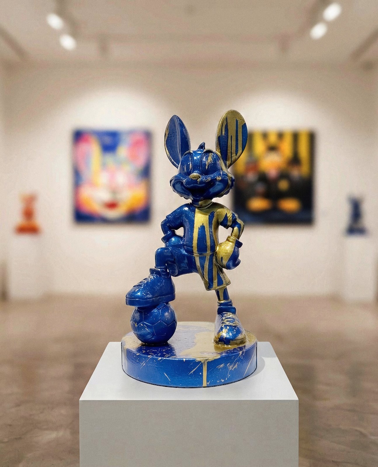 Mr Roo NÖ-MR-02, Pop-Art-Skulptur von Nursel Önen