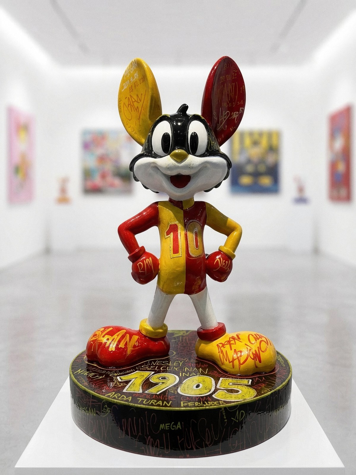 Mr Roo NÖ-MR-03, Pop-Art-Skulptur von Nursel Önen