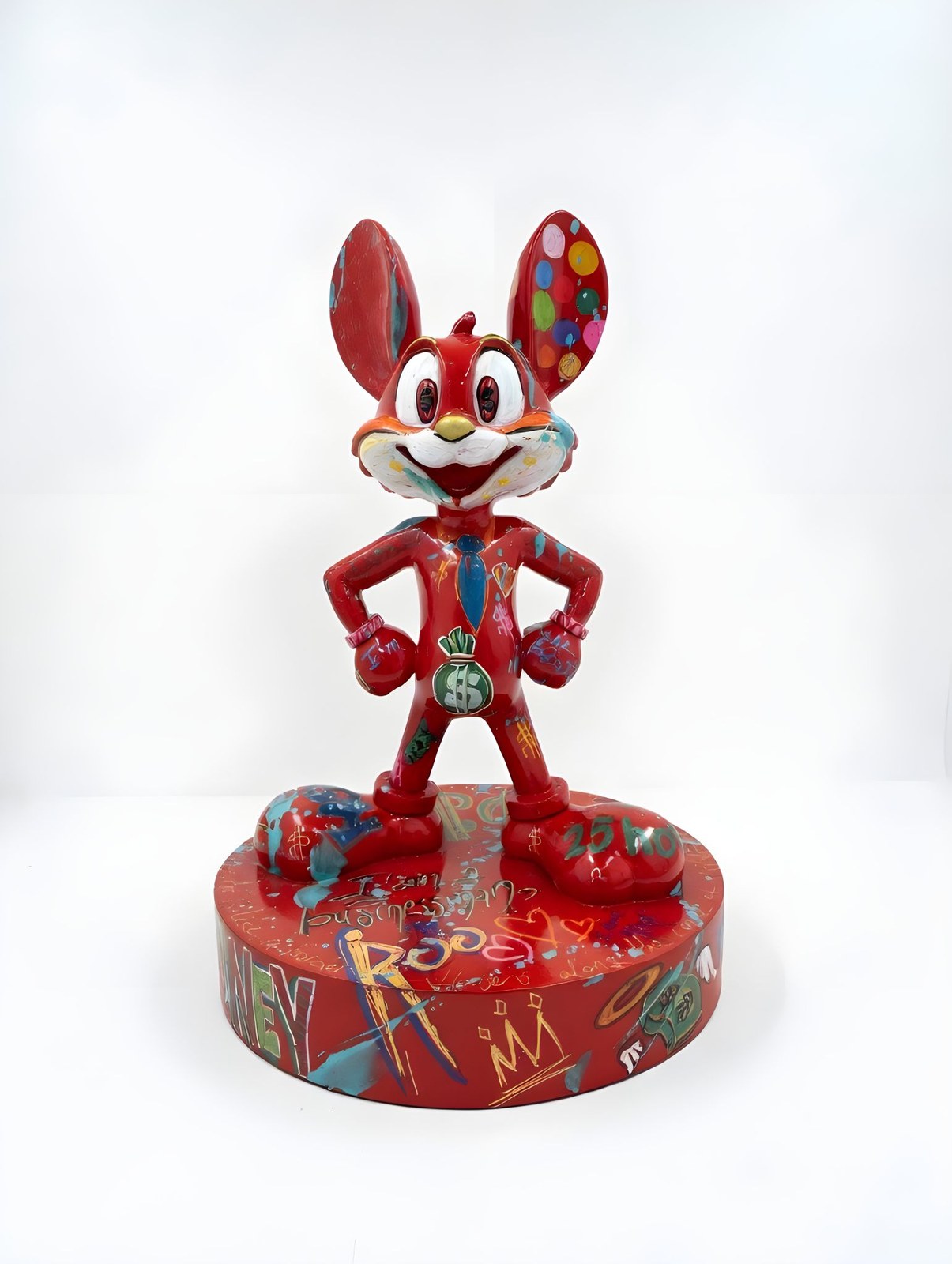 Mr Roo NÖ-MR-07, Pop-Art-Skulptur von Nursel Önen