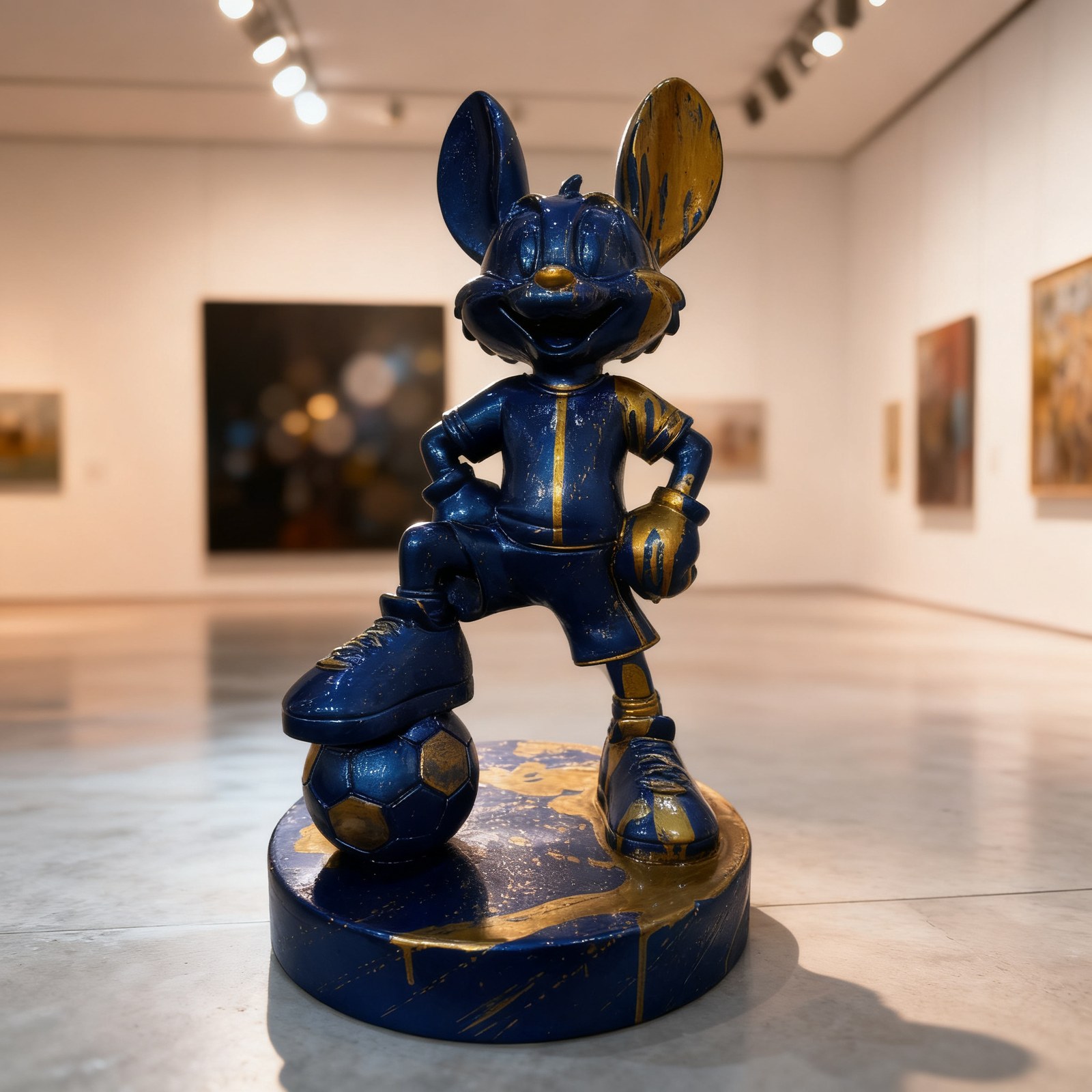 Mr Roo NÖ-MR-13, Pop-Art-Skulptur von Nursel Önen